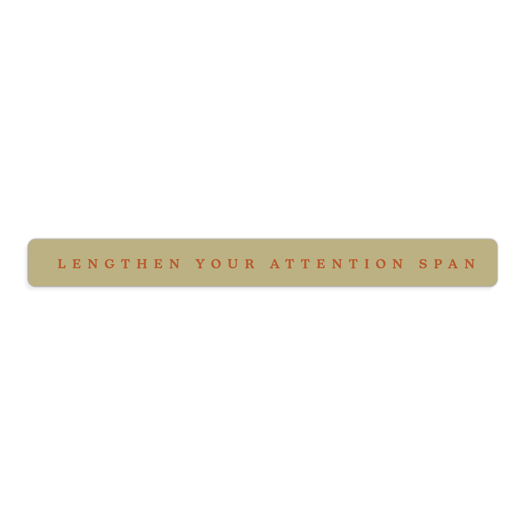 Lengthen Your Attention Span Sticker