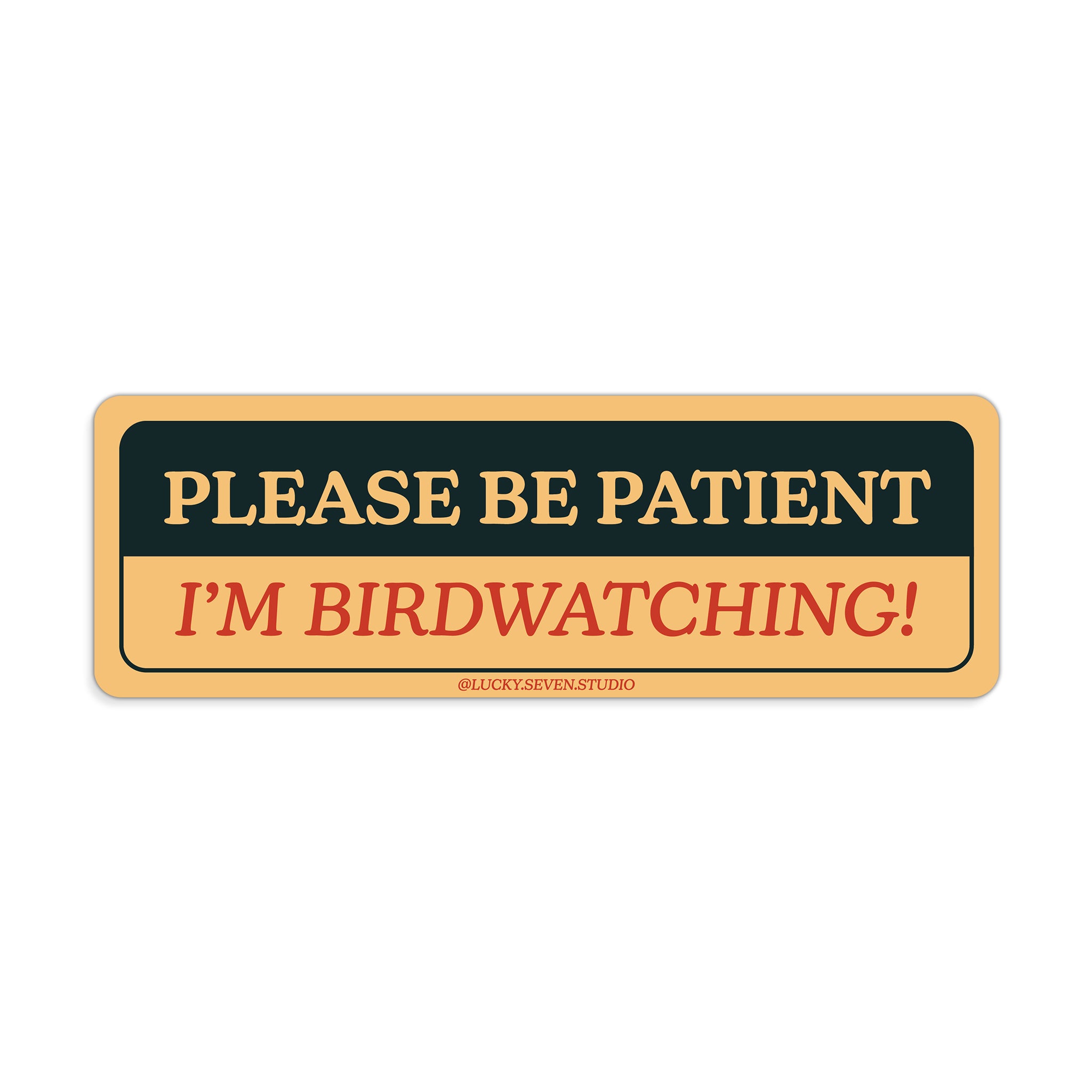 Birdwatching Bumper Sticker