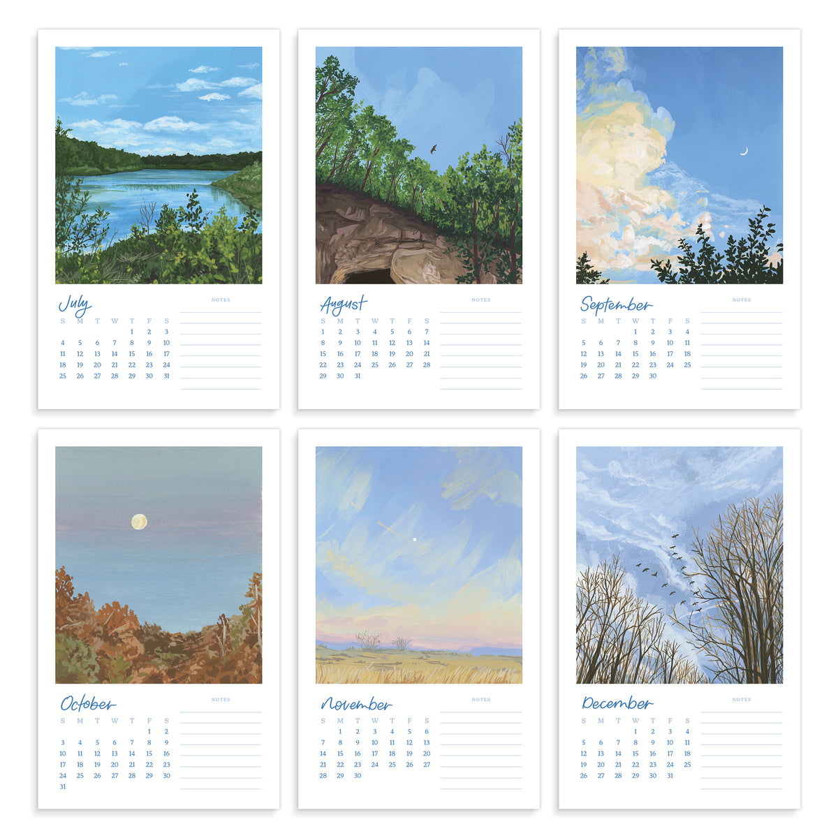 2027 Landscape Calendar
