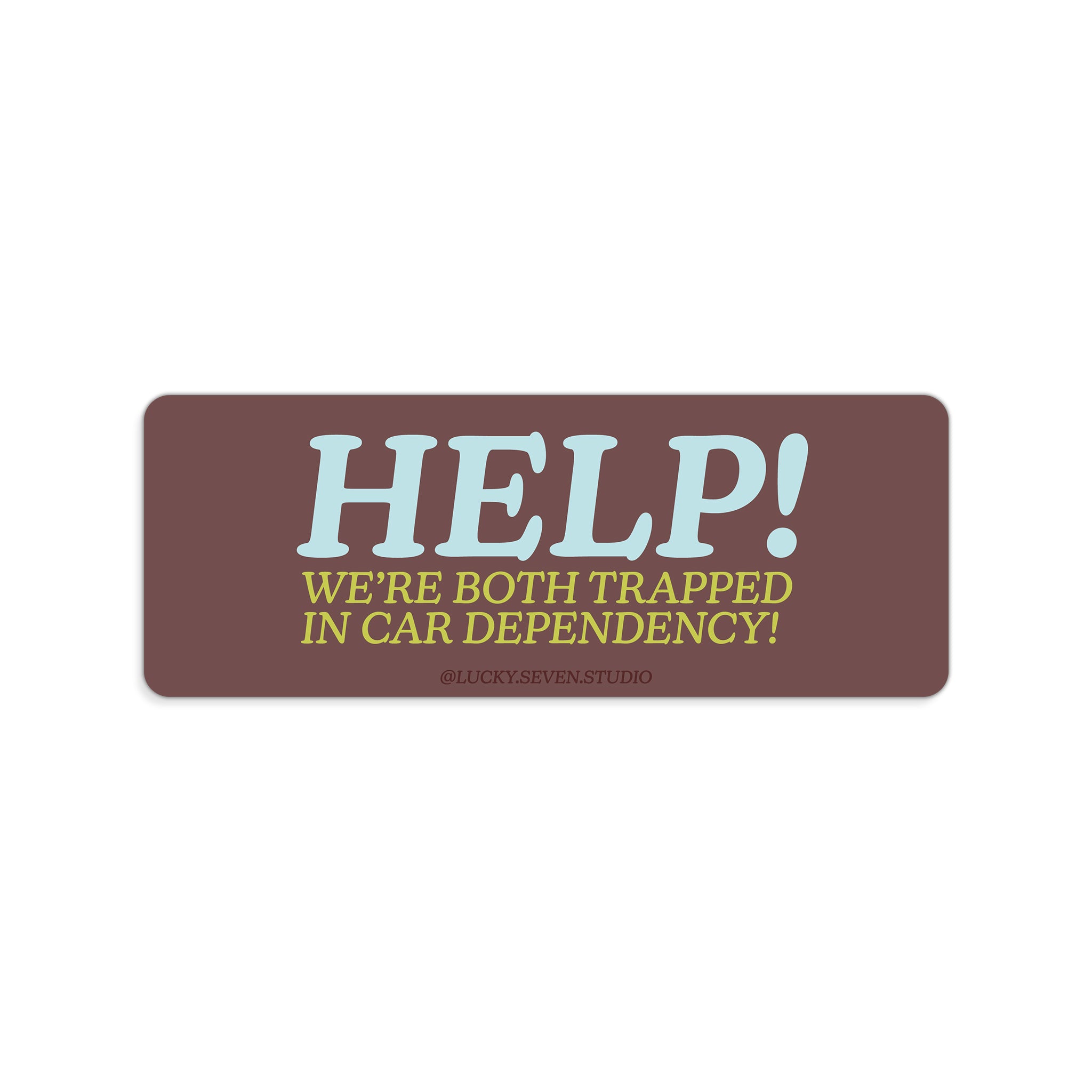 Car Dependency Bumper Sticker