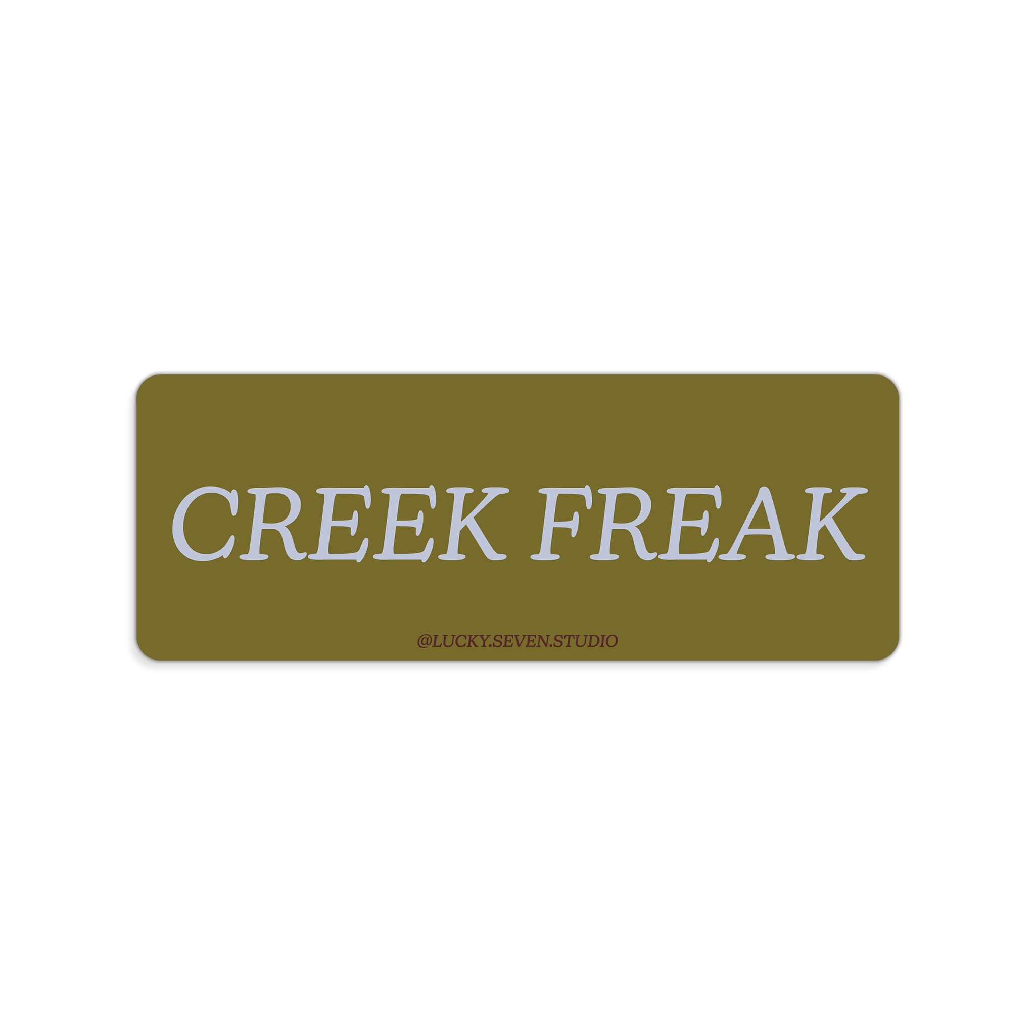 Creek Freak Bumper Sticker