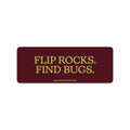 Flip Rocks Bumper Sticker