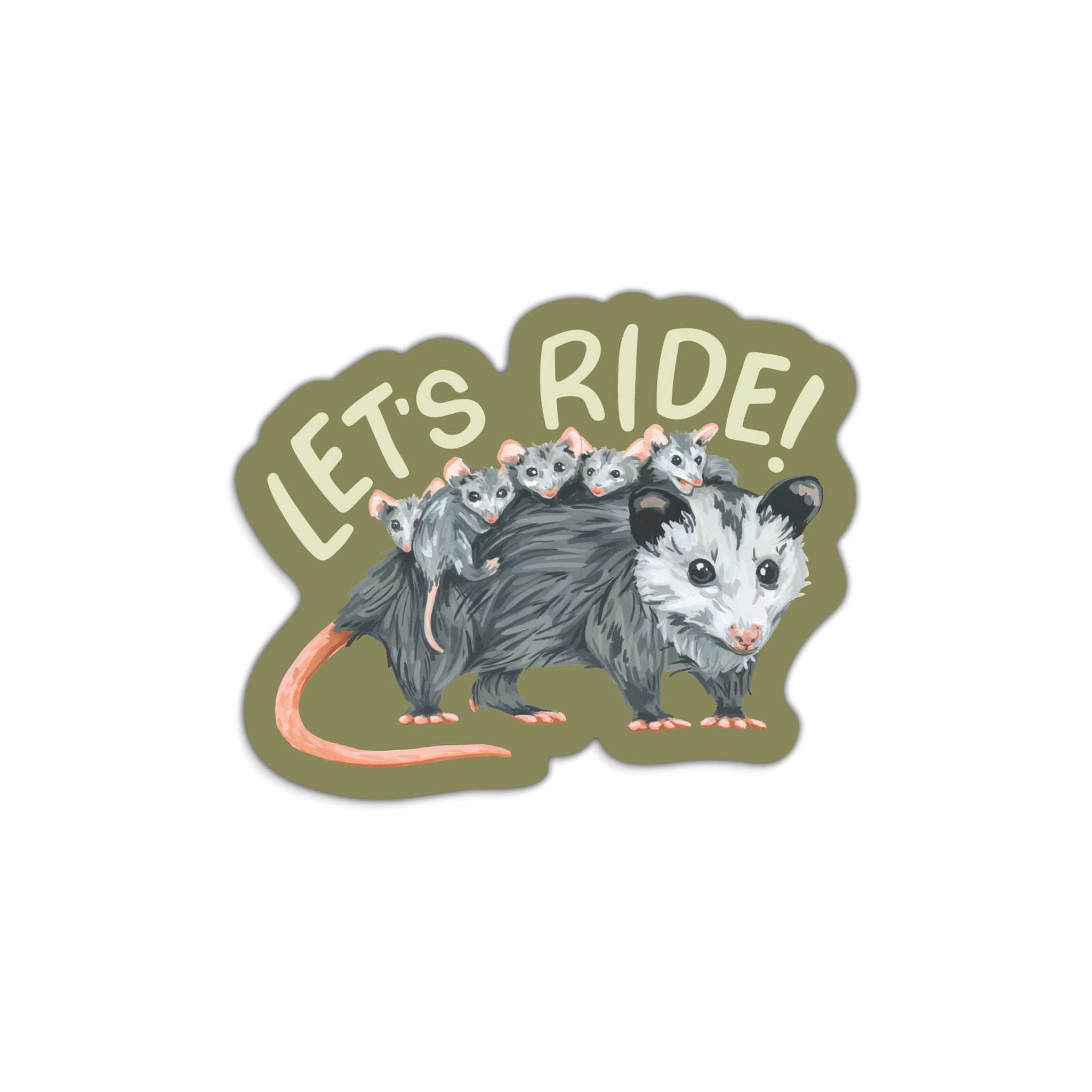 Let's Ride Sticker