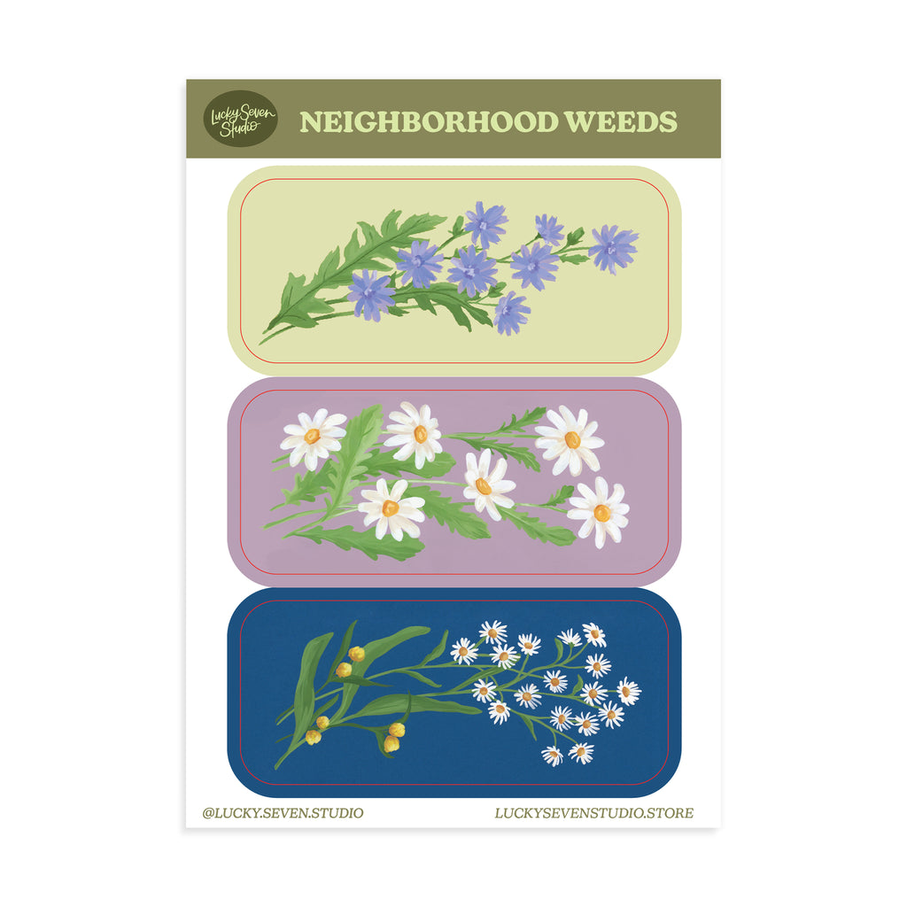 Neighborhood Weeds Sticker Sheet