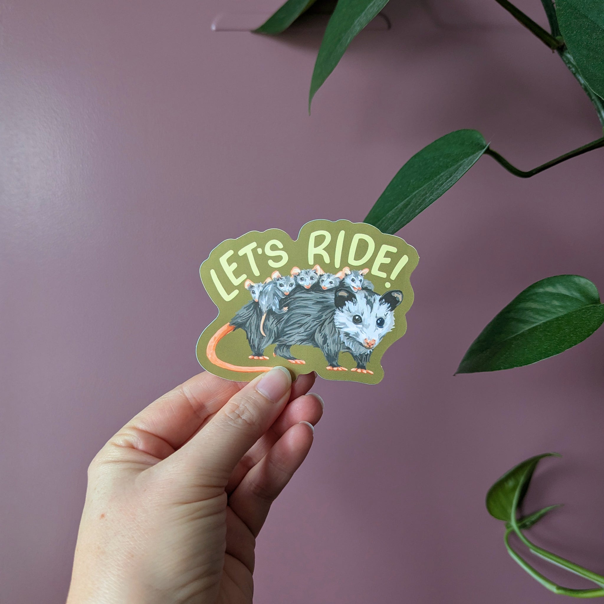 Let's Ride Sticker