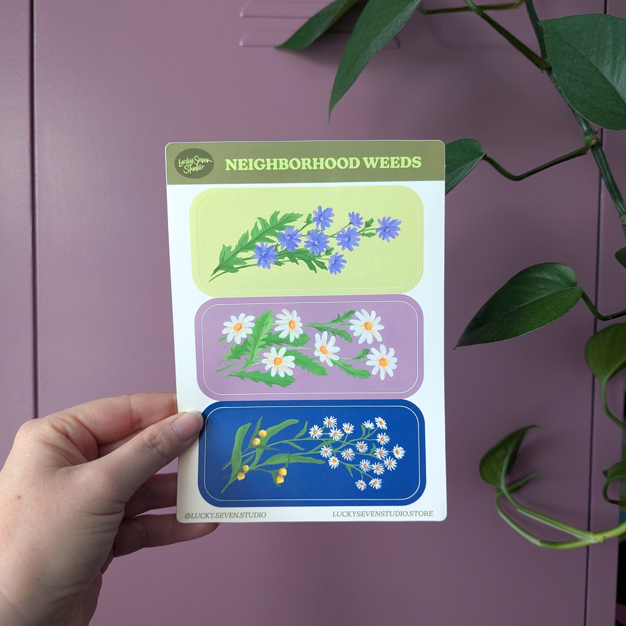 Neighborhood Weeds Sticker Sheet