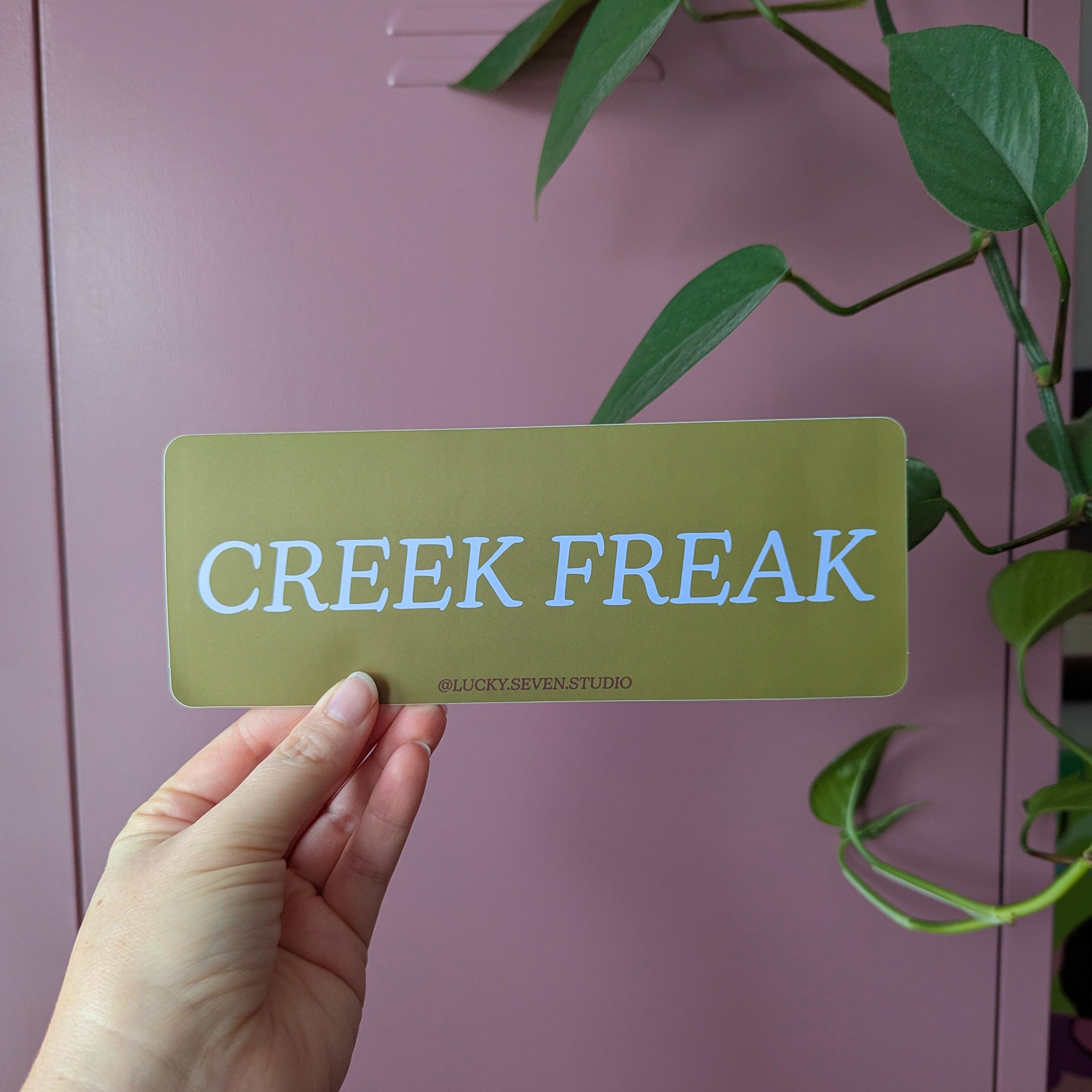 Creek Freak Bumper Sticker