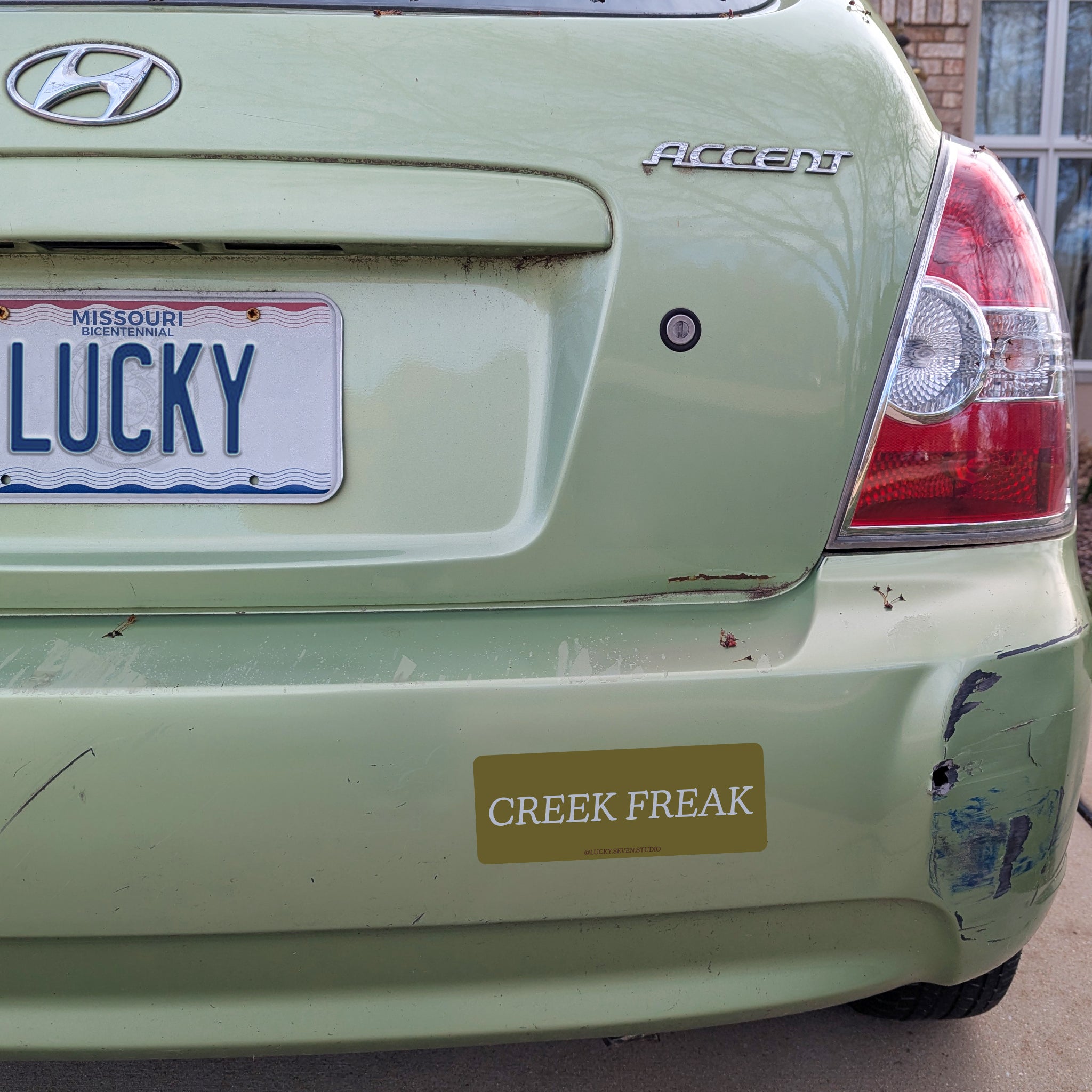 Creek Freak Bumper Sticker