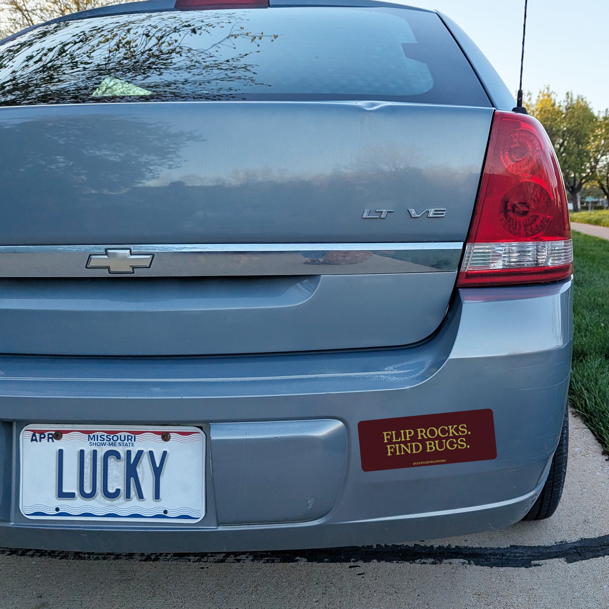 Flip Rocks Bumper Sticker