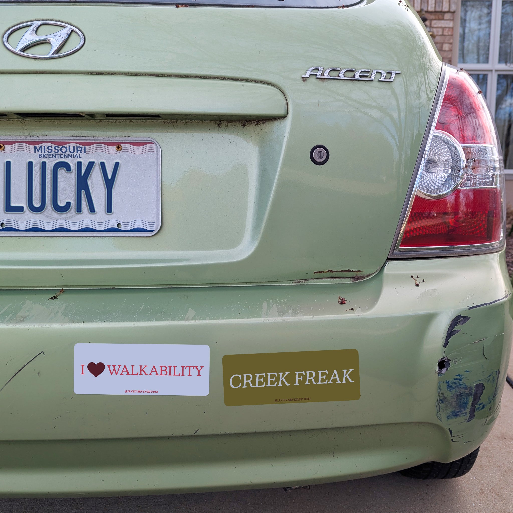 Walkability Bumper Sticker